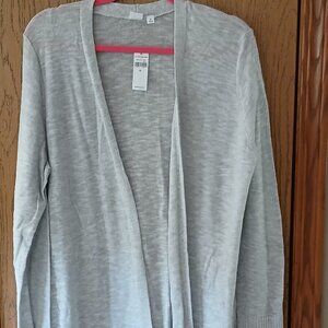 XL Gap Light Gray Cardigan NWT
